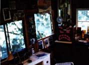 you can see the fridge in this picture of the treehouse