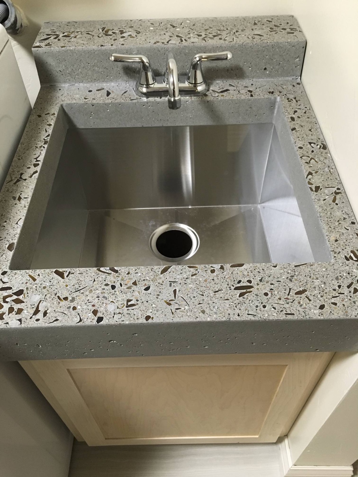 Utility Sink Concrete Counter Top Corbin S Treehouse