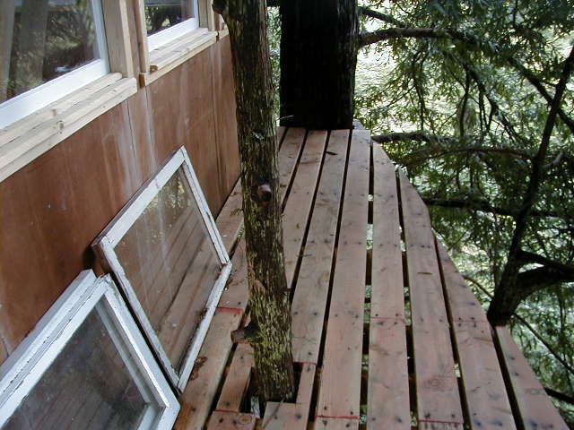 Treehouse deck