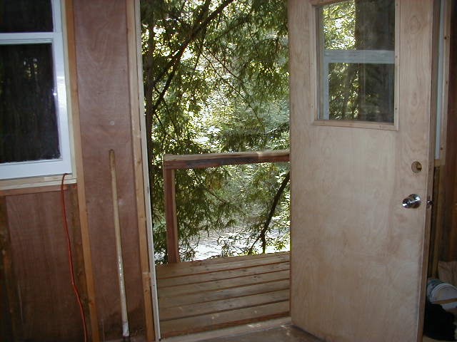 Treehouse inside door