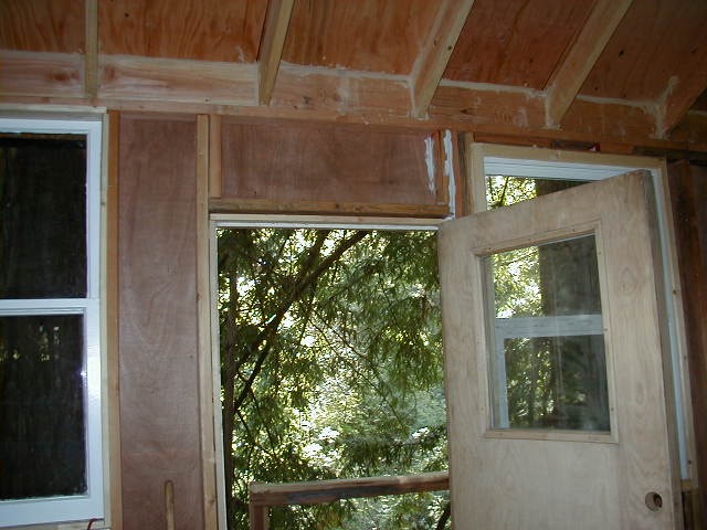 Treehouse inside door above