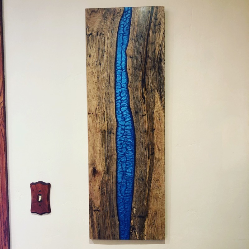 Epoxy resin wall art