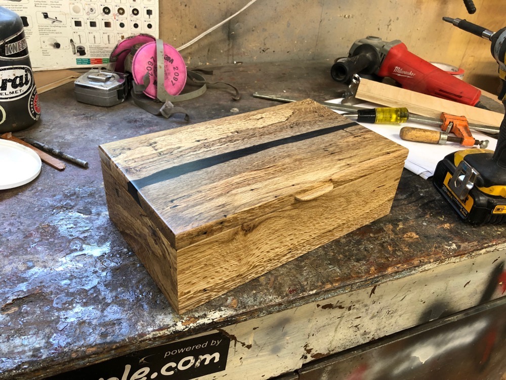 Black river wood box