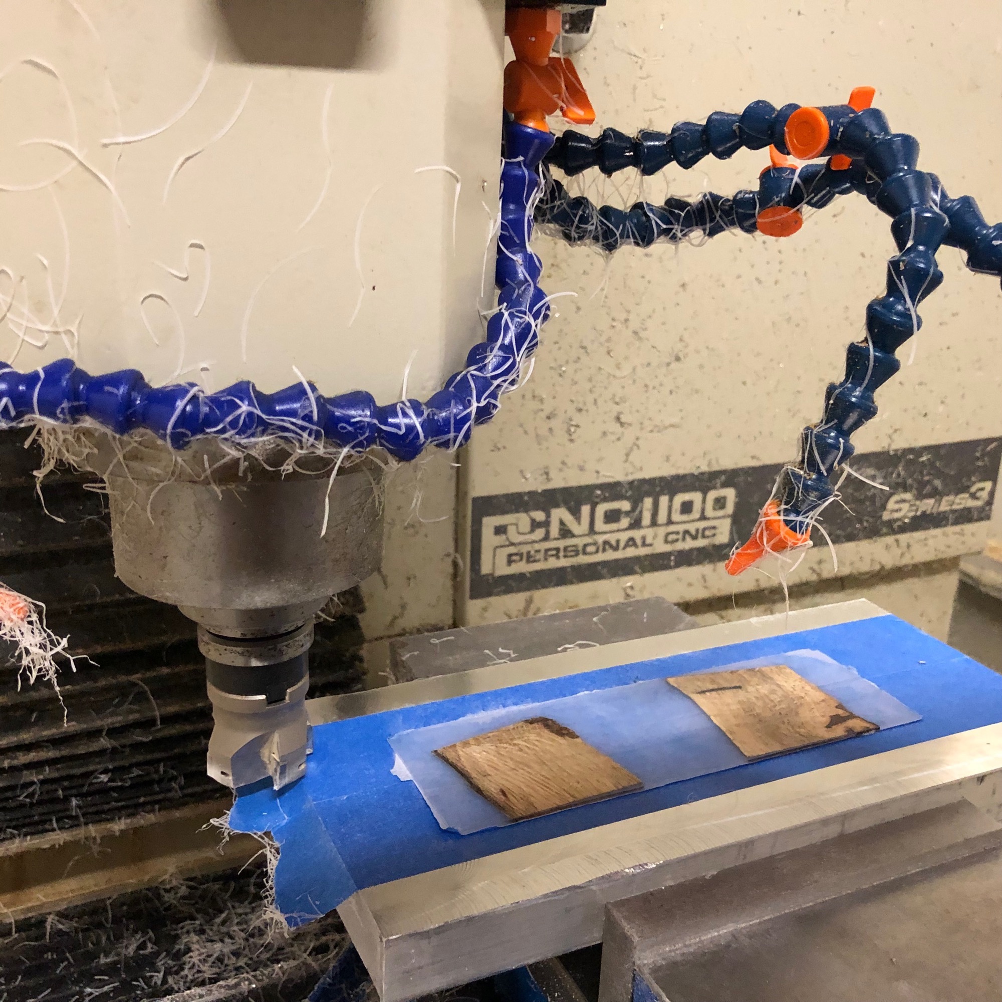 Making epoxy business cards with a Tormach CNC / PCNC 1100