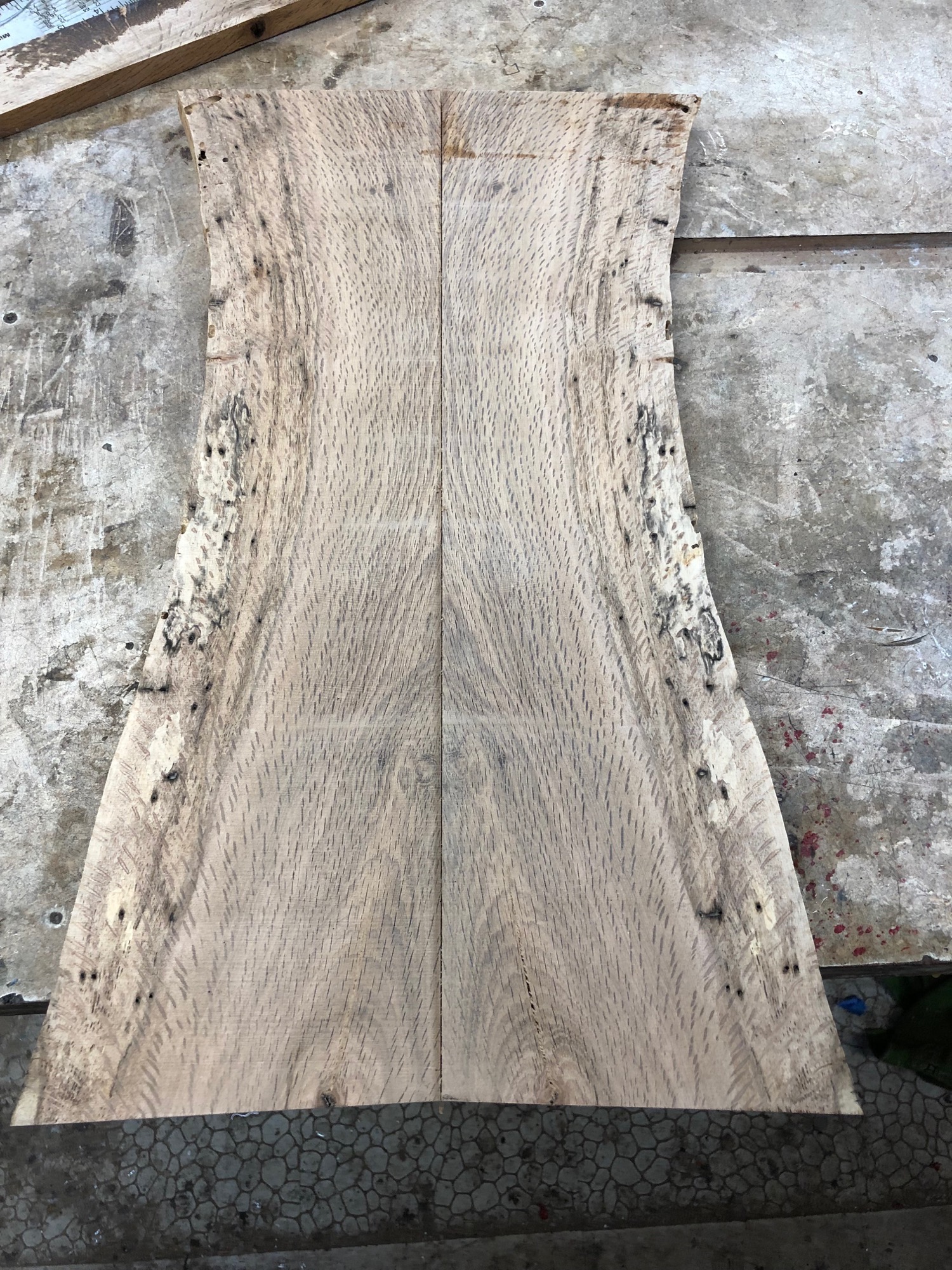 resawn oak wood blanks