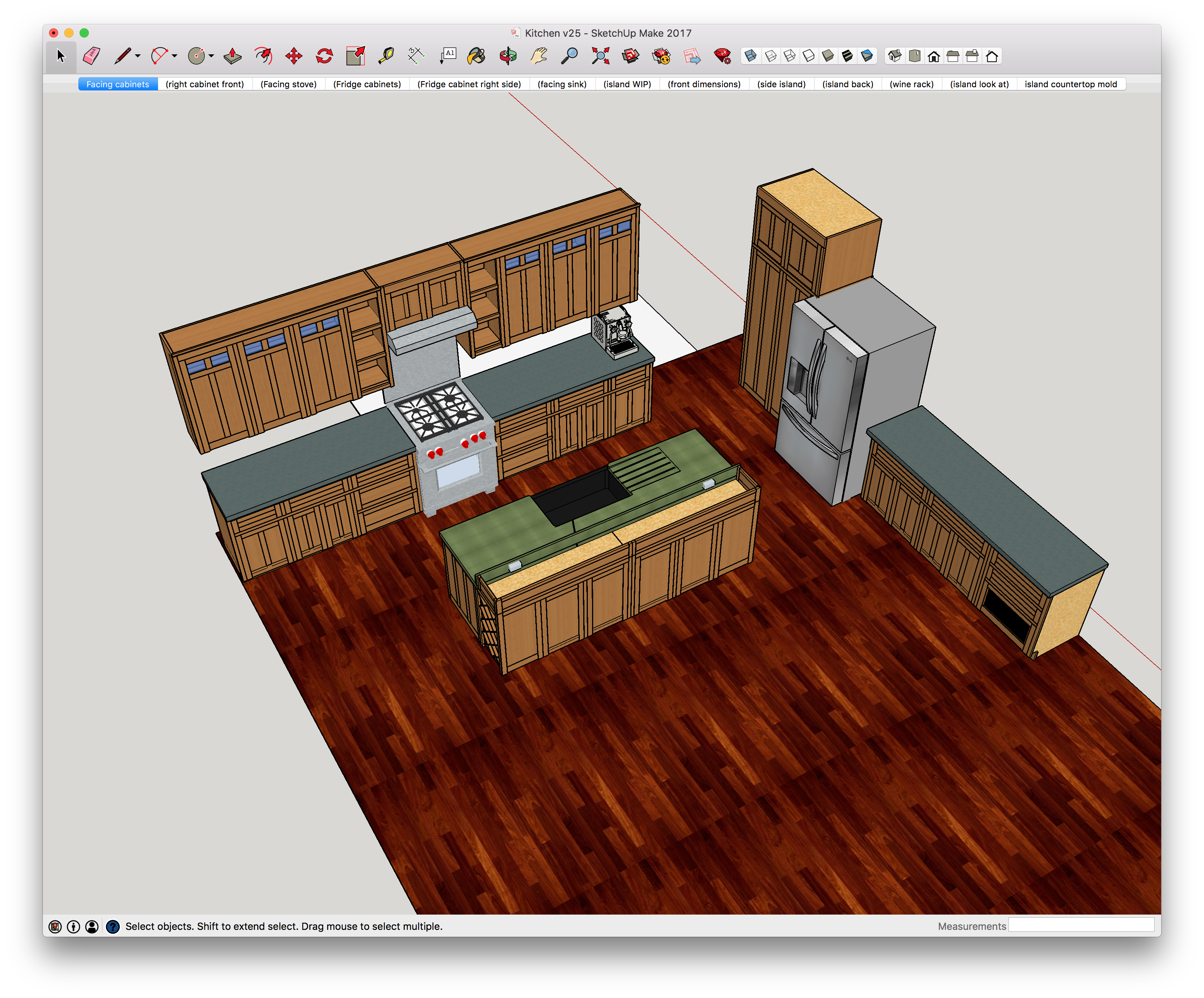 Kitchen layout