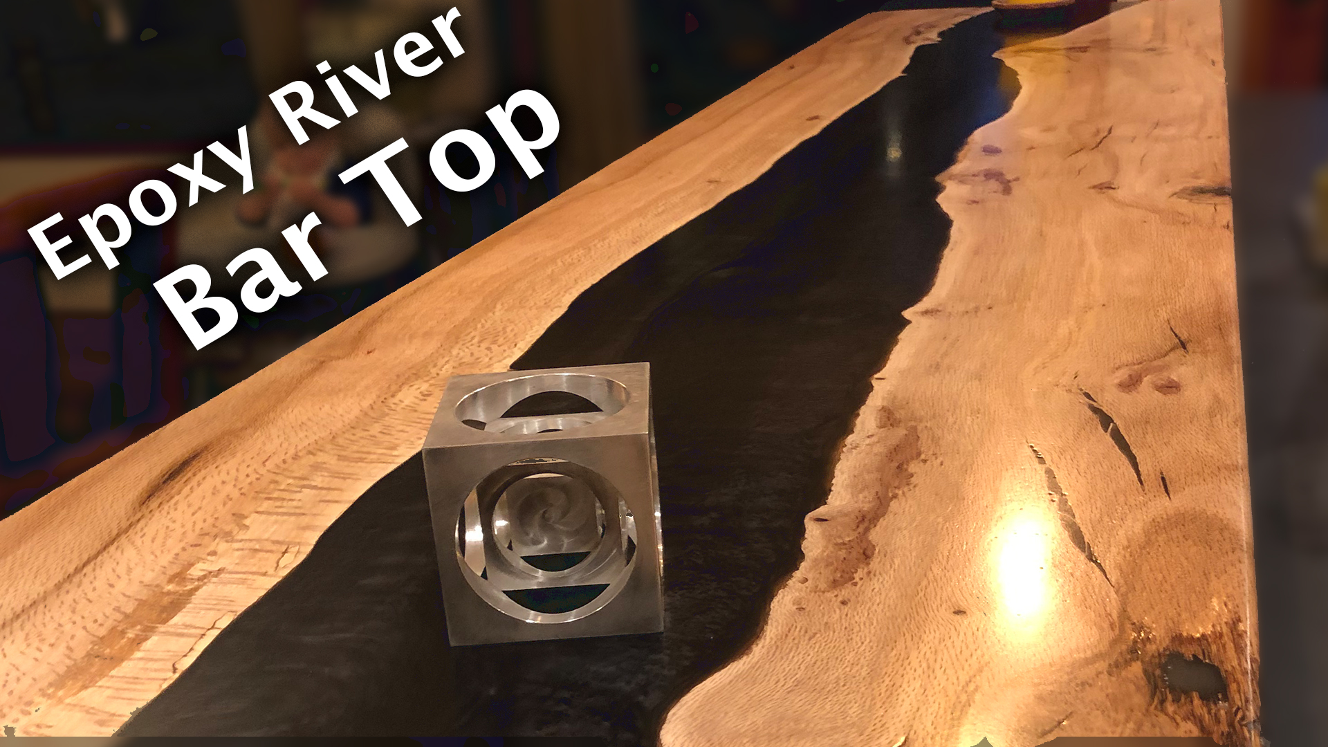 Epoxy River Table Style Bar Top Diy Kitchen Cabinets Ep 11 Corbin S Treehouse