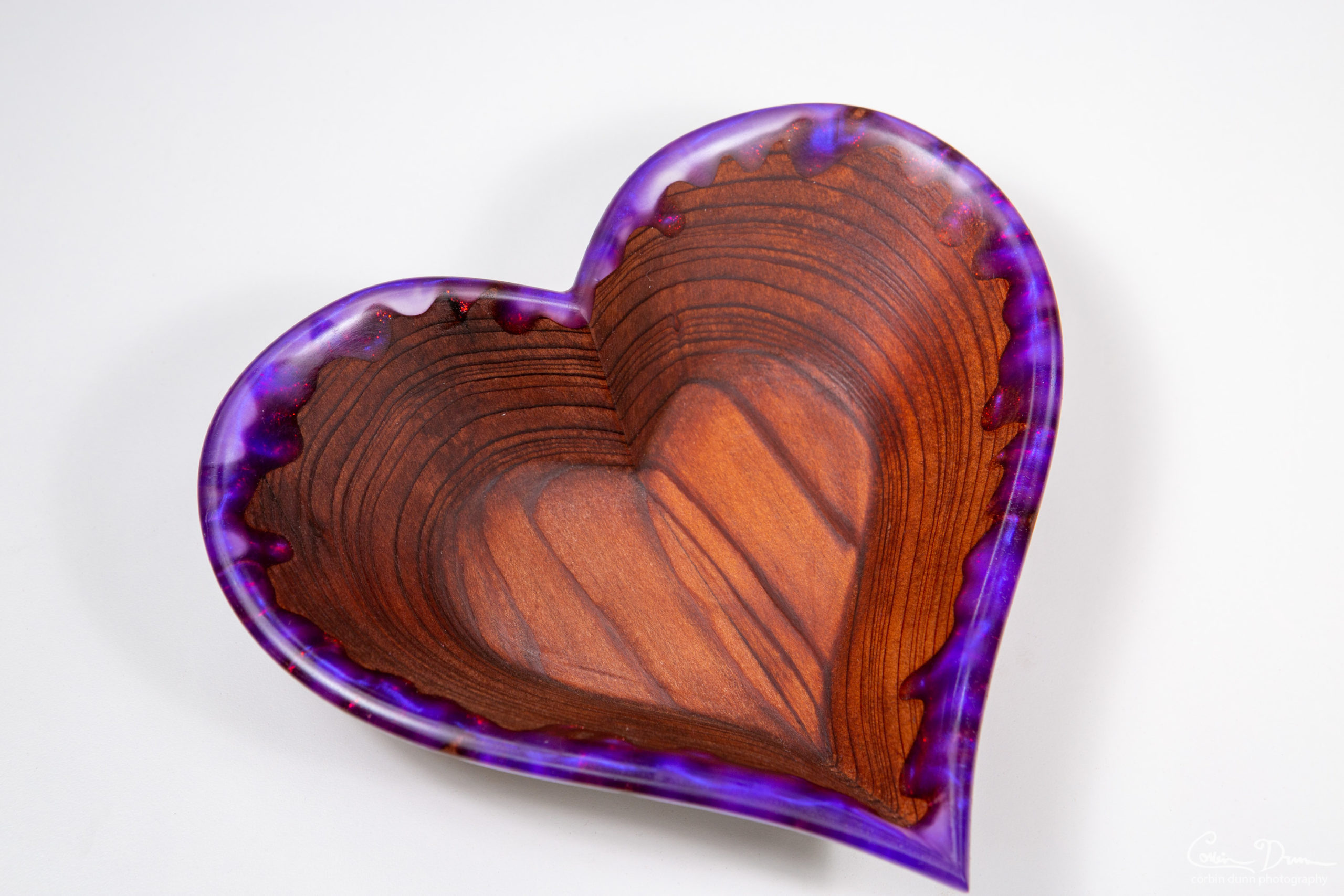 Heart Bowls CNC Woodworking Corbin's Treehouse