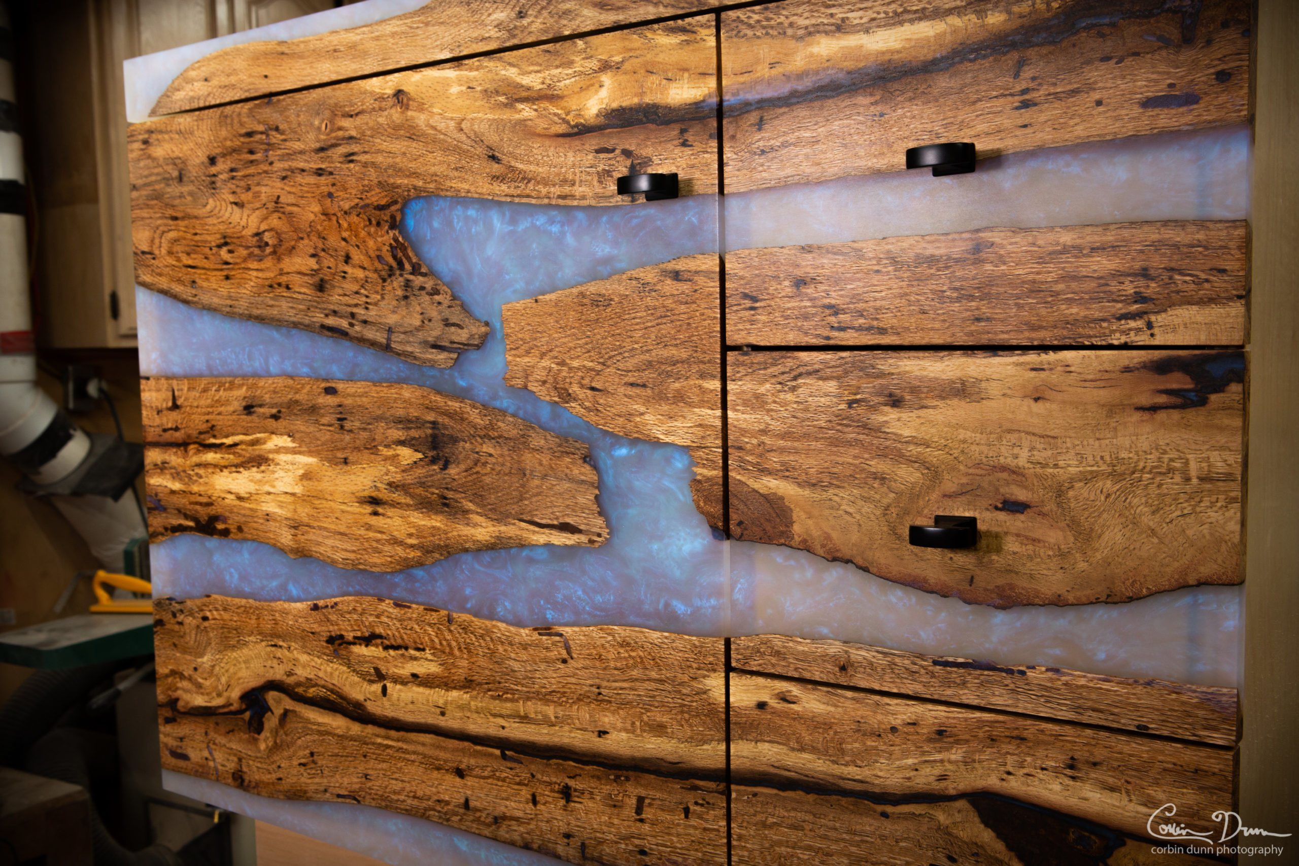 Epoxy River Table Style Bathroom Vanity Corbin's Treehouse