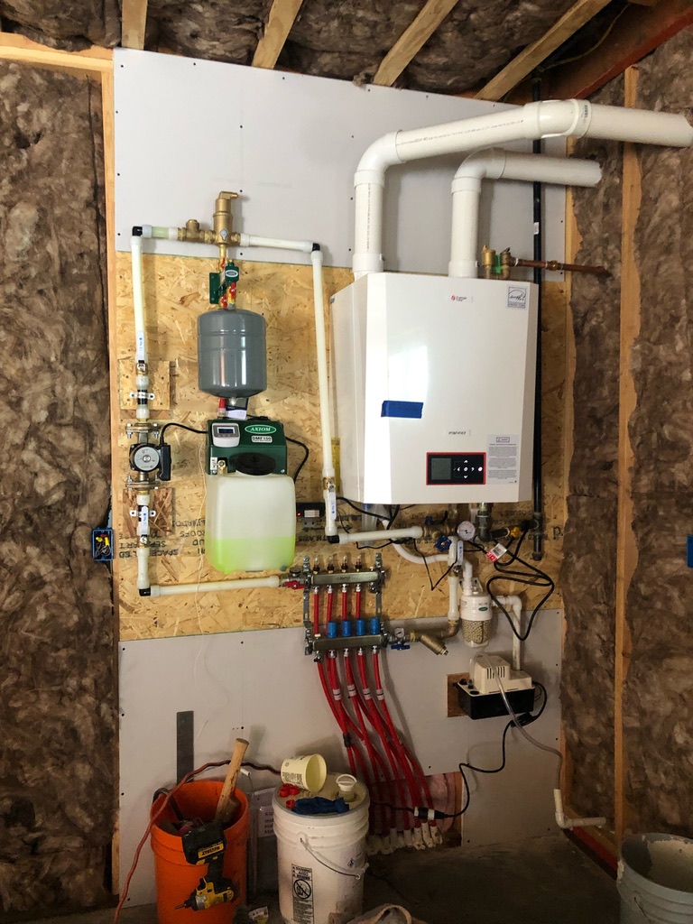 Using Hot Water to Heat Air with a Hydronic Furnace