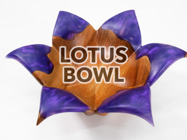 Lotus Bowl Image - CNC woodworking project