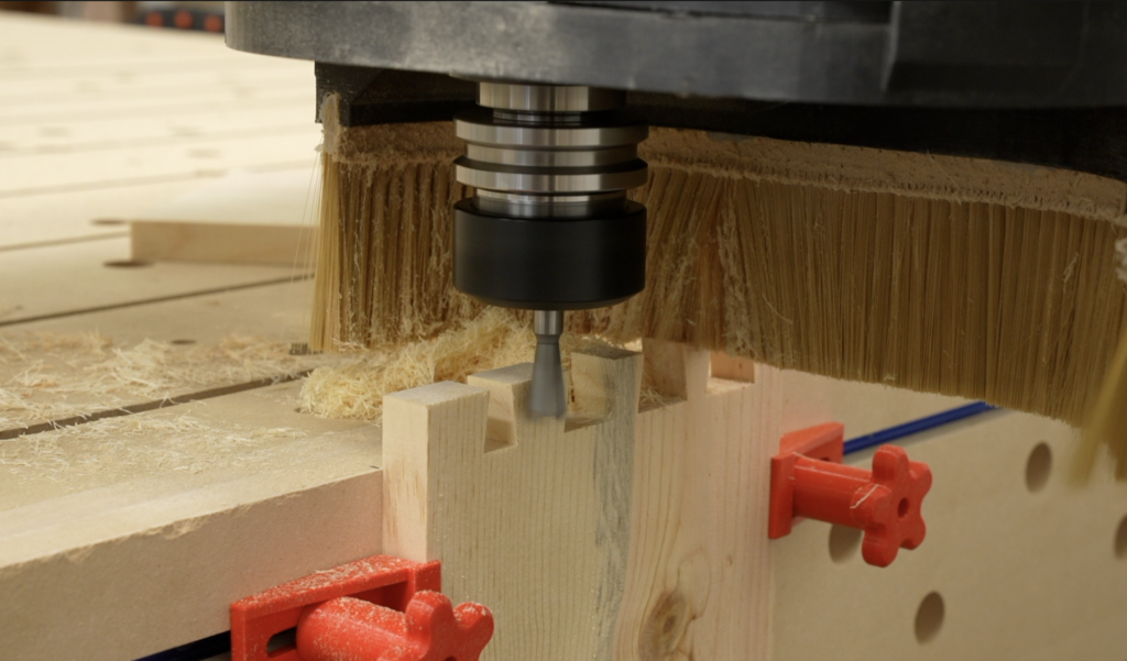 CNC cutting dovetails